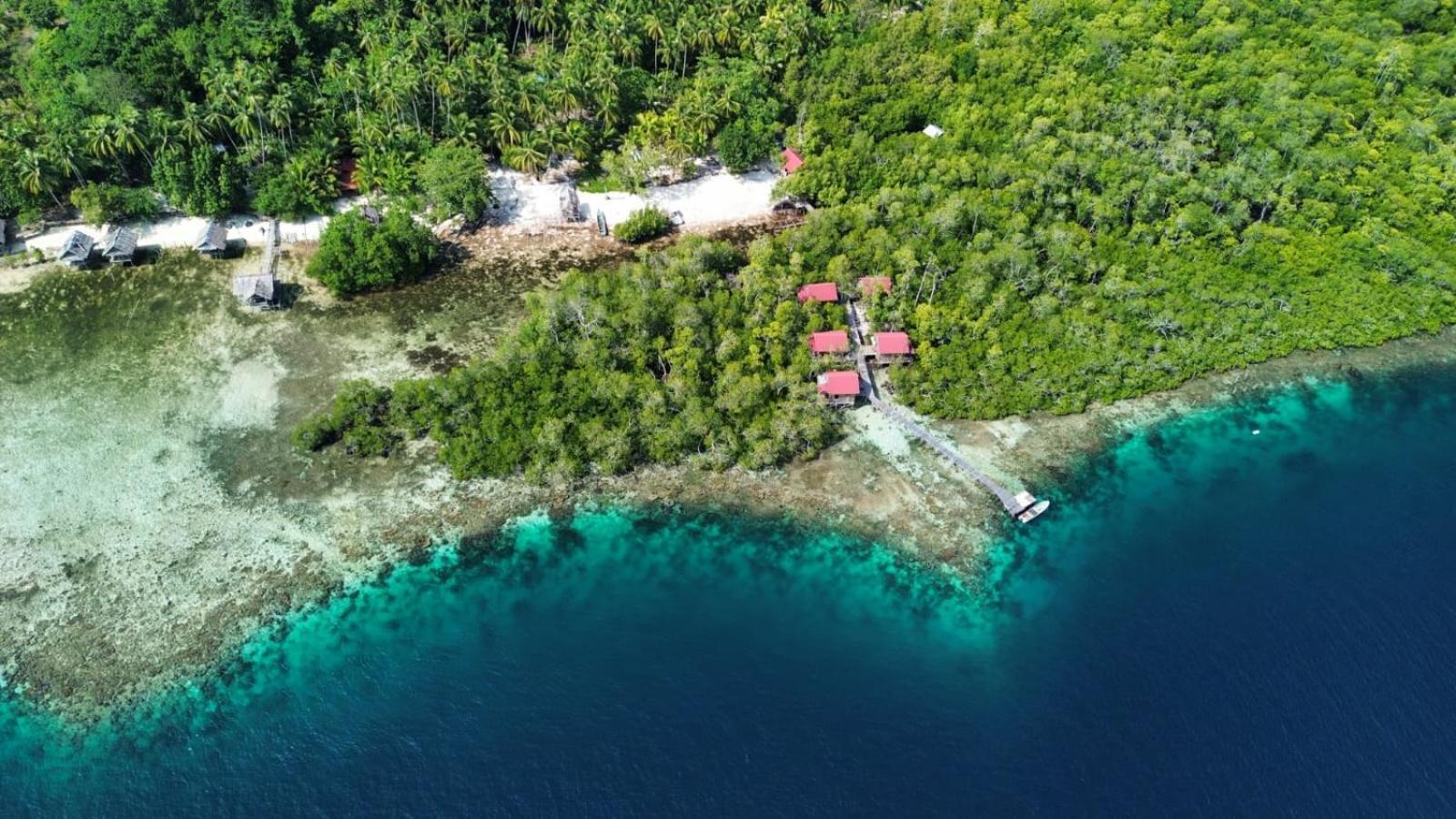Raja Ampat Blue Sea Villa Besir Buitenkant foto